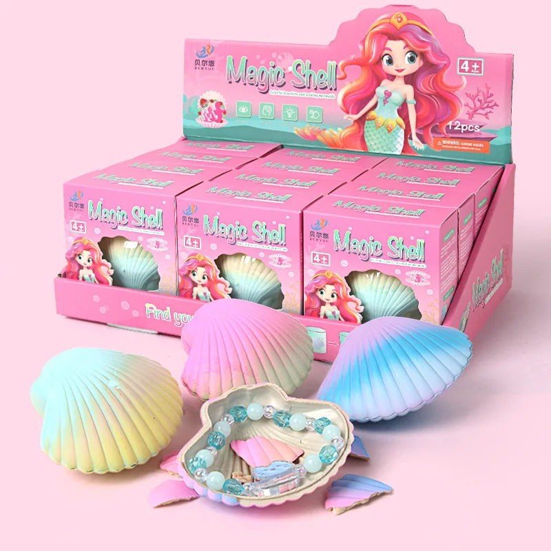Girls Surprise Bracelet Toys Creative Soaking Water Expansion Hatching Shells Surprise Box Kids Early Education Puzzle Toys