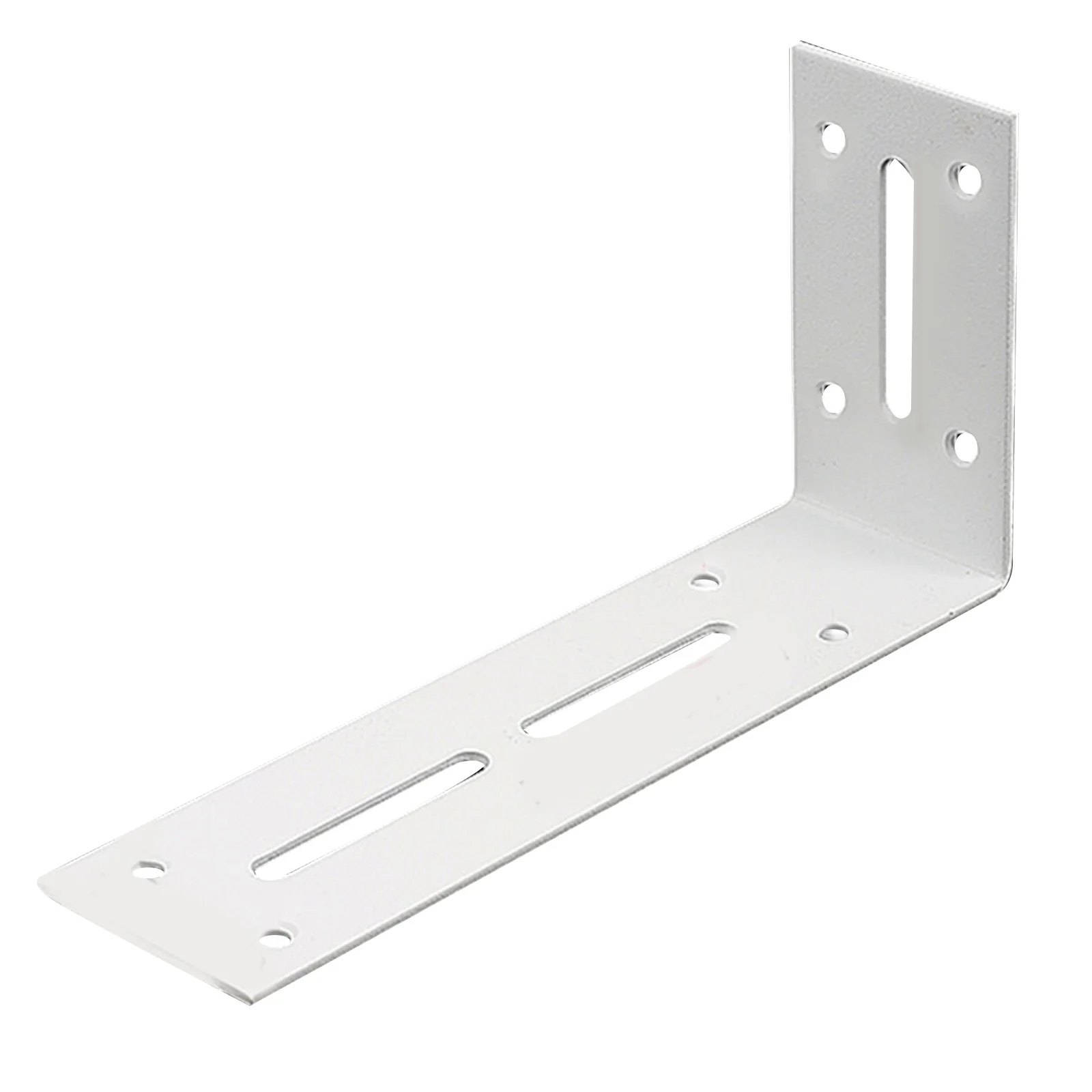

Rustic Industrial Adjustable Corner Shelf Brackets Heavy Duty L Shape 1pcs Cold Rolled Steel White/Black S/M/L
