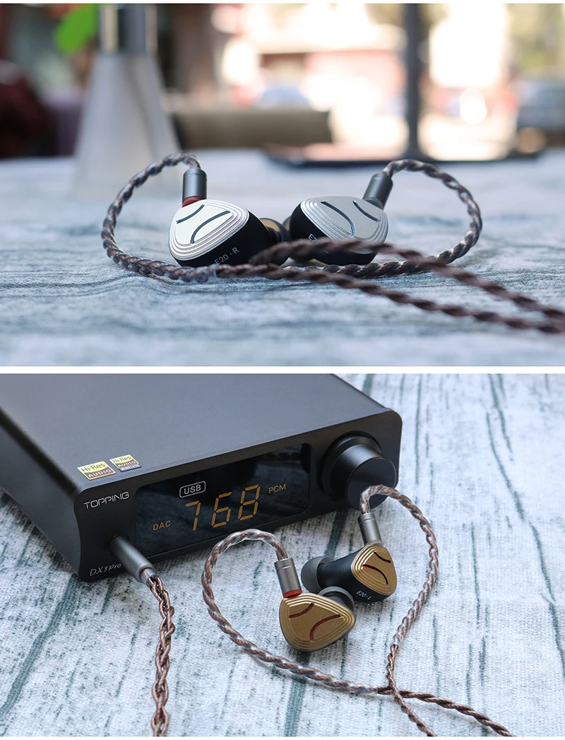 AOSHIDA E20 fone de ouvido intra-auricular