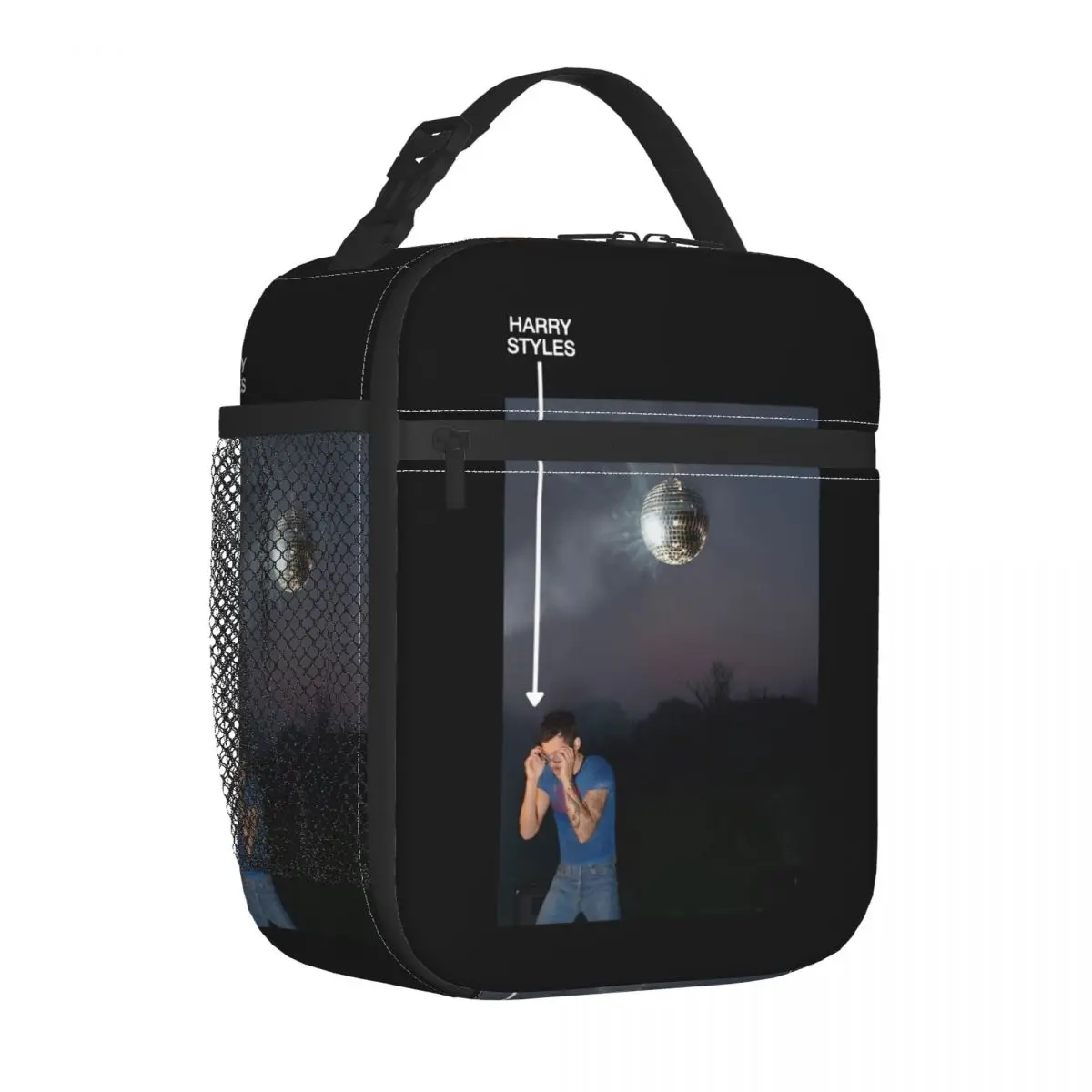 Harrys Styles Kiss All The Time Disco 가끔은 단열 도시락 가방, 보관용 식품 상자, 휴대용 쿨러, 보온 도시락 상자가 있습니다.