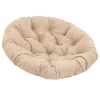 40/50/60cm Outdoor Seat Cushion Chair Pads Round Solid White Color Patio Seat Cushion For Rattan Chairs Hanging Basket Chair 1