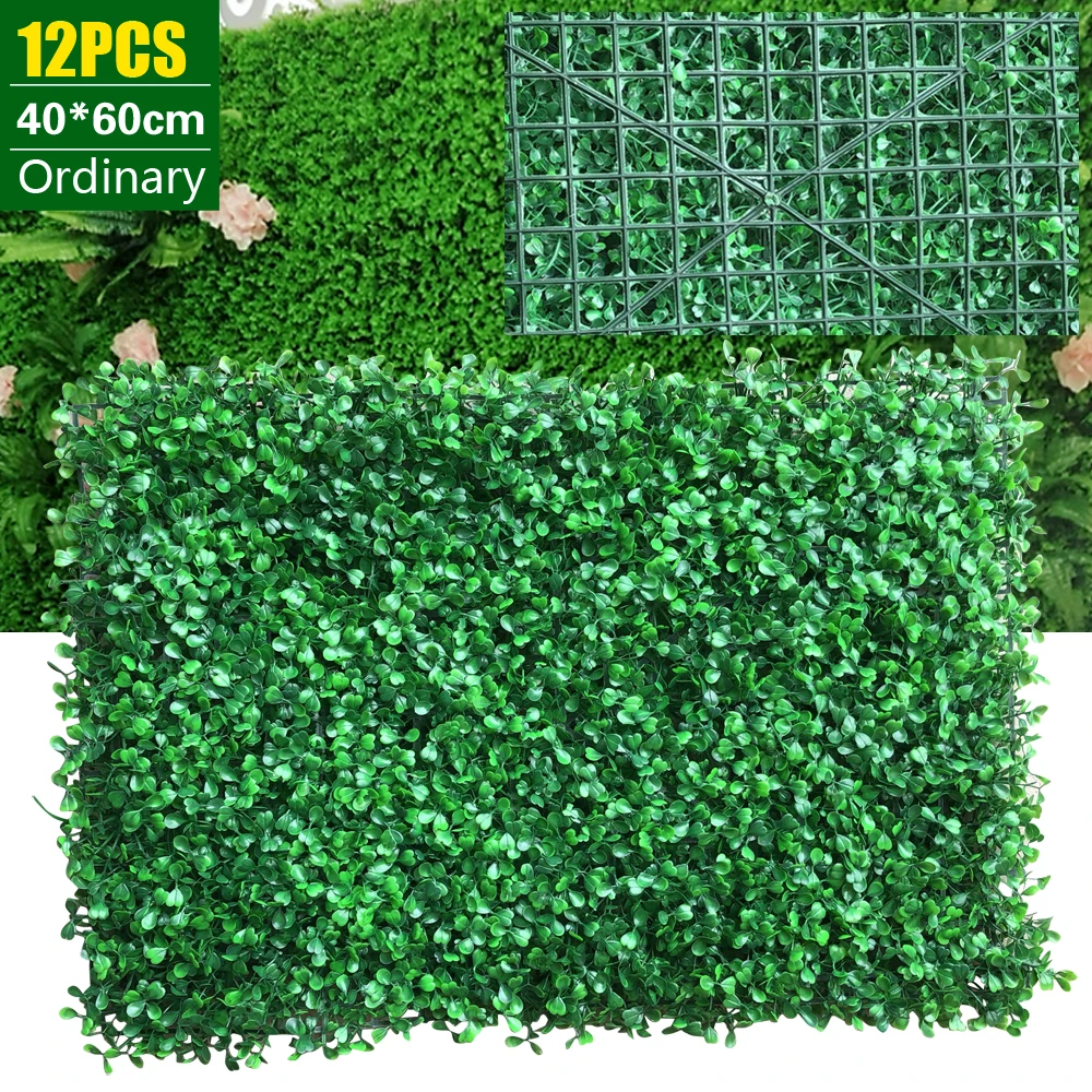 

Искусственная трава из листьев растений для украшения дома и сада, 12 шт., 60x40 см