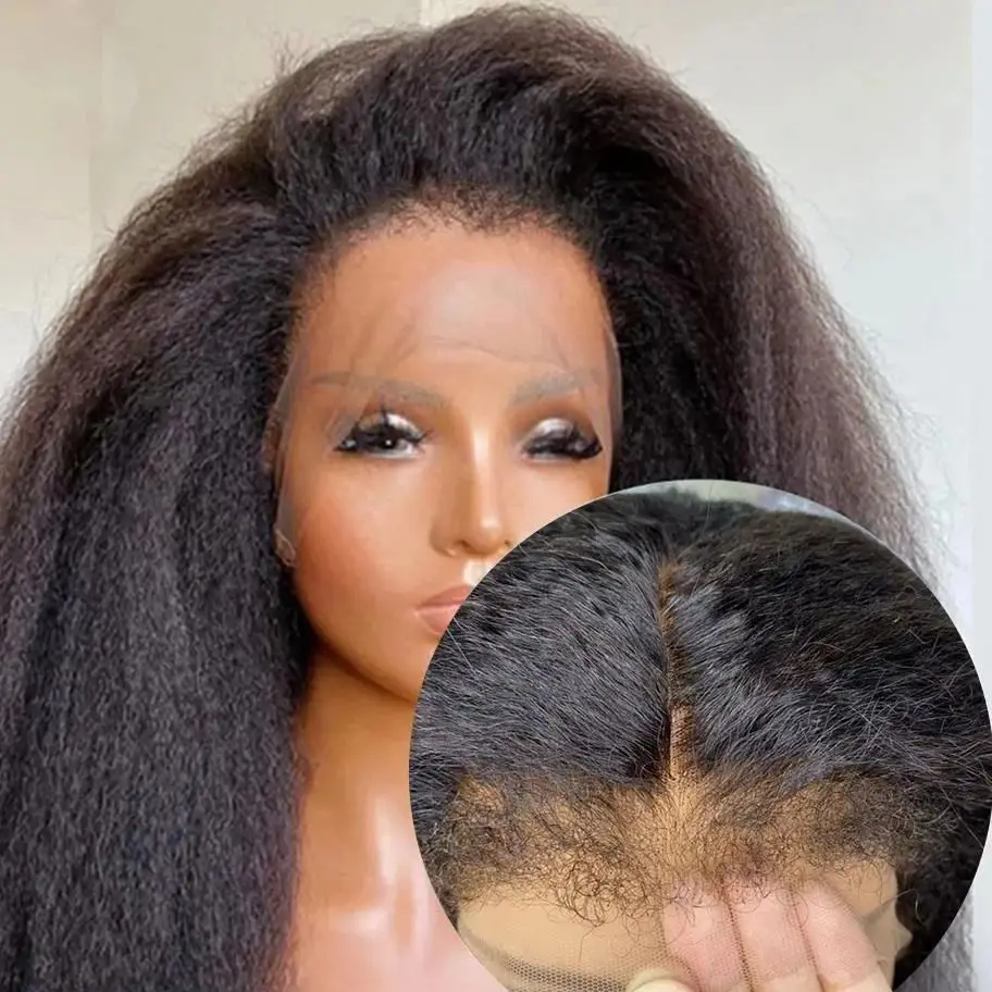 4c-kinky-edges-wig-13x4-yaki-straight-hd-lace-front-human-hair-wigs-brazilian-remy-pre-plucked-curly-baby-hair-for-women