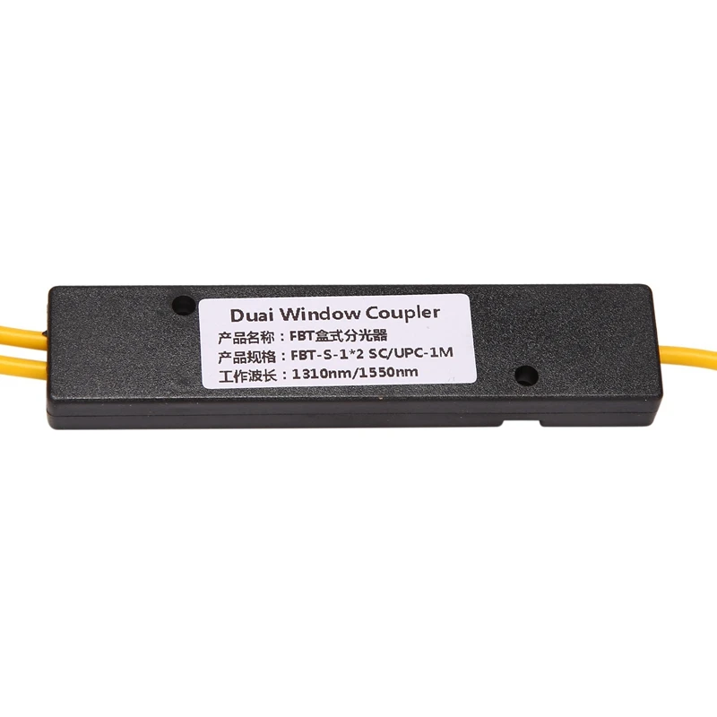 Fiber Optical Splitter 10X Ftth SC UPC 1X2 Plc Singlemode Fbt Optical Coupler