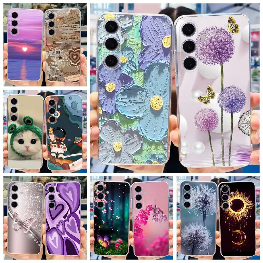 Stylish 2024 Painted Soft Silicone Phone Case