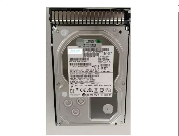 위한 819078 -001 2TB 7.2K SAS 3.5인치 818365 -B21 서버