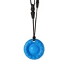 Silicone Teether Round Textured Chews for Baby Nursing Teething Toy Chewelry Sensory Chew Necklace Fidget Anxiety Autism 5