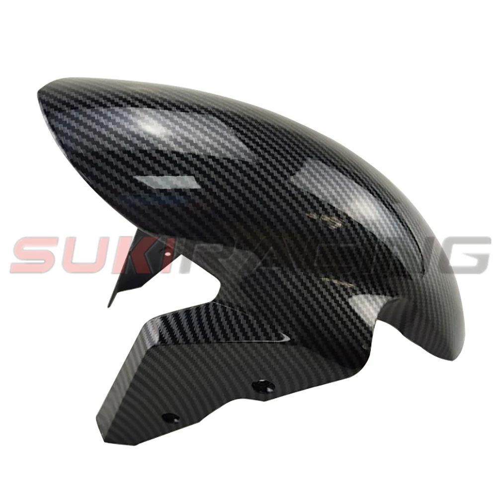 For BMW S1000RR S1000R 2009 2010 2011 2012- ABS Plastics Carbon Fiber Color Front Fender Splash Mud Dust Guard Mudguard