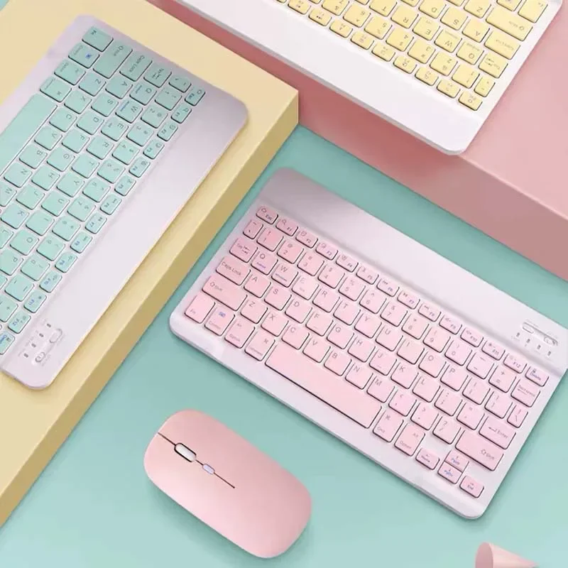 Universelles Bluetooth Tastatur Und Maus Set Für Tablet Und Handy_voghion.com