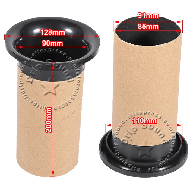 75x89mm Haut-Parleur Porte Tube Subwoofer Basse