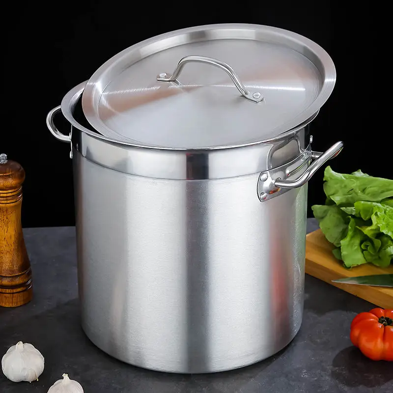 

Commercial Stainless Steel 18/10 Bucket Storage Multipurpose Food Bucket Large Capacity Bucket Storage Multipur