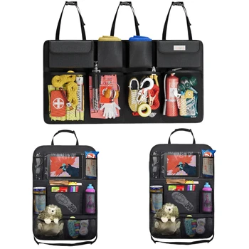 Kit organizer da appendere per sedile posteriore per auto con grande borsa portaoggetti Organizzatore per bagagliaio di grande capacità per camion SUV Van Risparmia spazio