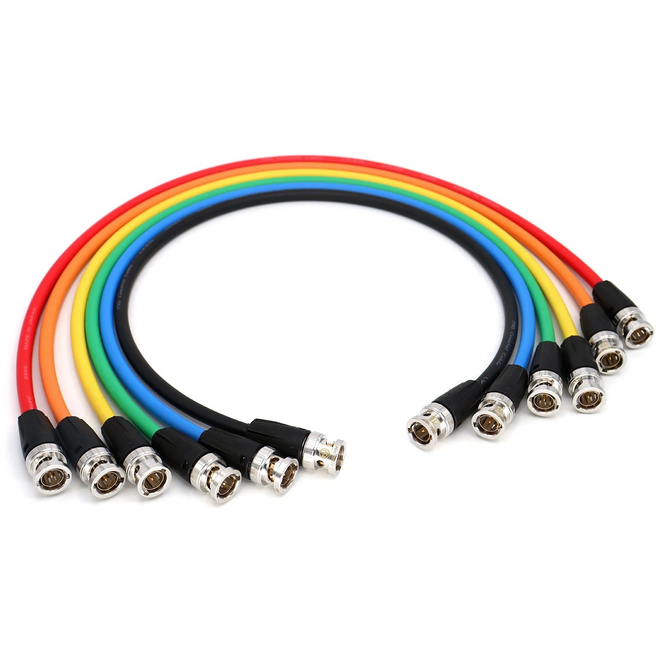 6style Neutrik BNC-BNC 케이블, 12g Hd-Sdi 비디오 동축 케이블, Canare Lv-61s 75옴 정밀 BNC 워드클록 상호 연결 케이블