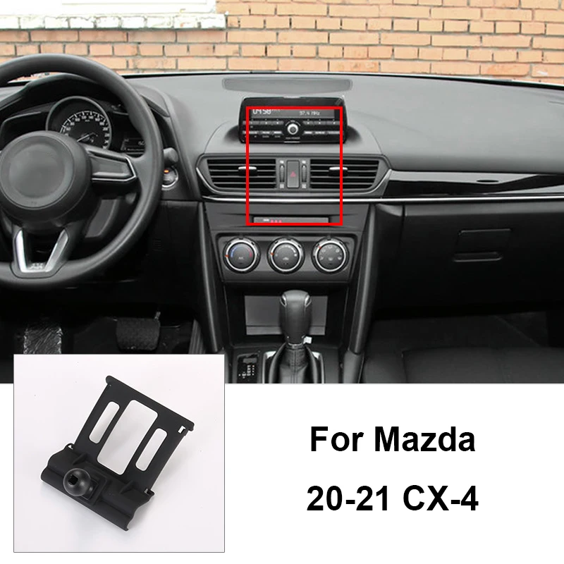 Mazda 3 6 RuiYi CX-4 CX-5 CX-8 Atenza Axela CX30 CX50 2004-2023 자동차 전용 전화 홀더 브래킷 마운트 특수베이스
