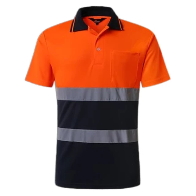 Hi Vis Reflective Summer Polo