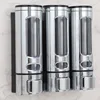 400ML Shower and Lotion Dispenser Waterproof Shampoo Shower Gel Container Wall Mount with Clear Window for Home Hotel Restaurant 6