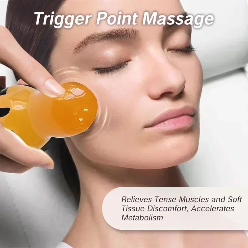 Natural Resin Octopus Acupoint Comb Portable Head Neck Massager for Stress Relief Meridian Therapy Hair Care Tools Gift