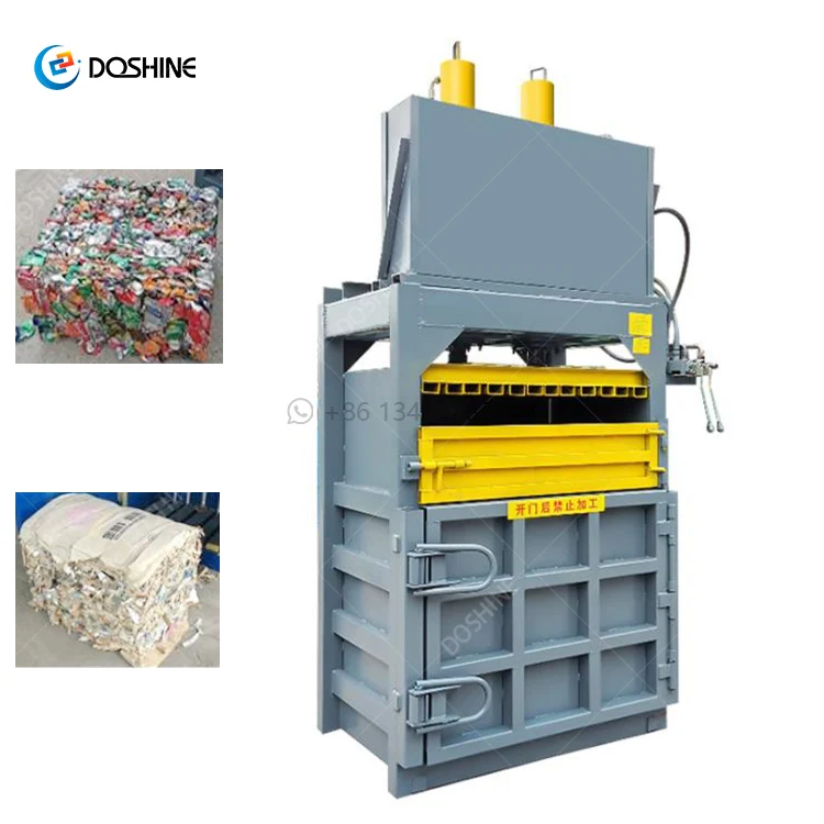 Hydraulic Baling Baler Machine Compressor Press Compactor For Waste Tyre Scrap Plastic Bottles