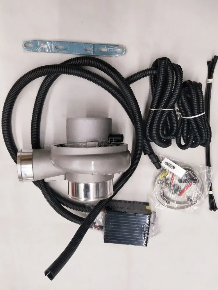 Electric turbocharger, power lift imported motor turbine