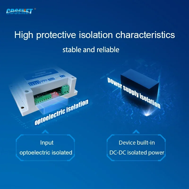 CDSENET ModBus 8DO 8 Digital Outputs RTU Serial IO Module RS485 Interface Rail Installation 8~28VDC MA01-XXCX0080  Tool Box