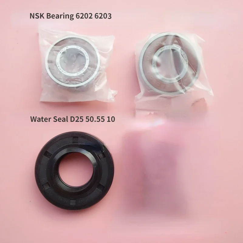 For Daewoo Wall Washer XQG30-888G/S/V/W 881D/E 882E 885E Bearing 6202 6203 Water Seal D25 50.55 10 Accessories