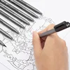 3 5 9 PCS Manga Markers Brush Pen Set School art supplies Sketching drawing graffiti felt lettering markers Stationery 6