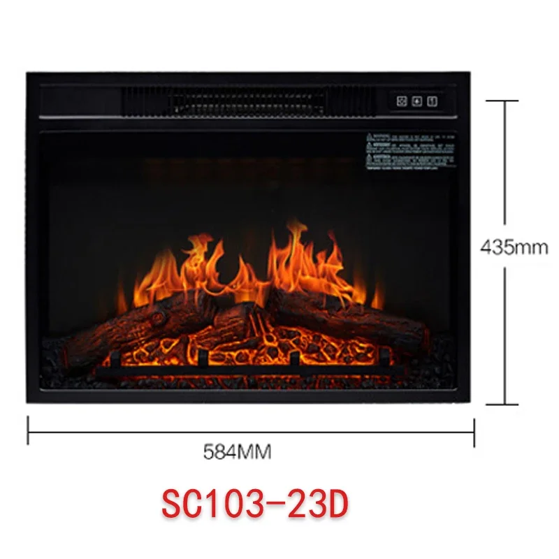 220V Home Electric Fireplace Decoration  Simulation Flame Heating Electric Fireplace 3d Flame Fake  Heater 3