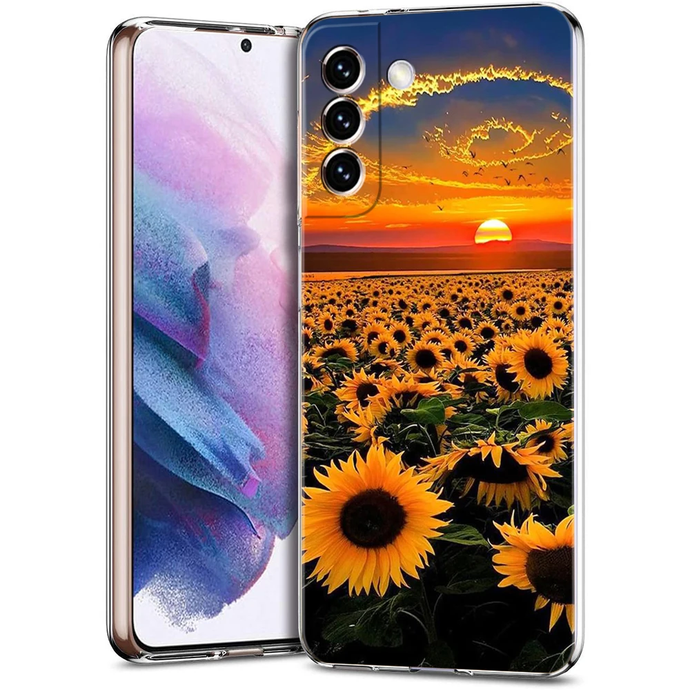 Clear Soft Silicone Landscape Art Phone Case Cover