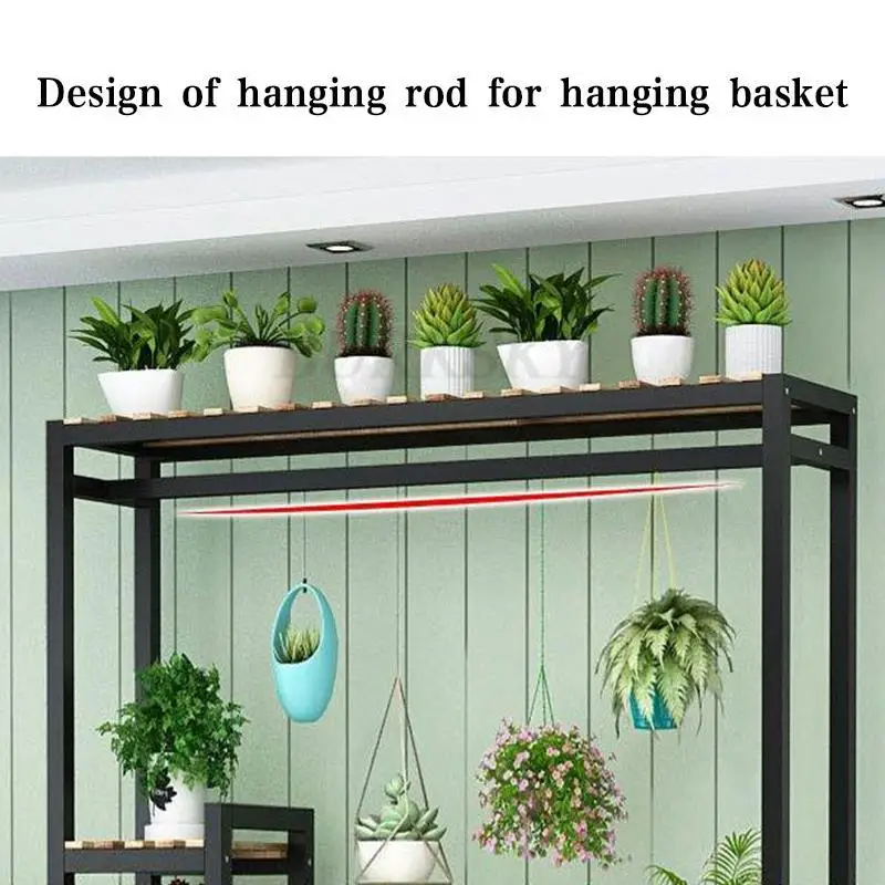 Plant Stand Flower Stand Flower Shelf Planter Rack Storage Organizer Display Garden Balcony Floor-standing Rack Shop