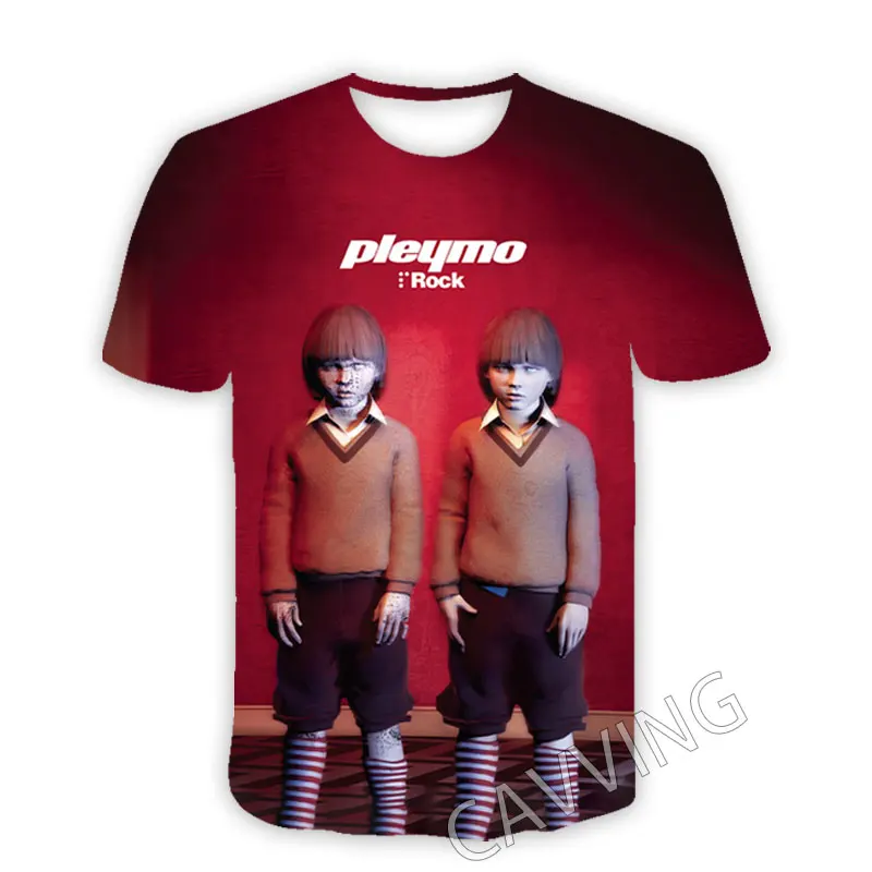 CAVVING 3D Printed Pleymo Band Casual T-shirts Hip Hop T Shirts