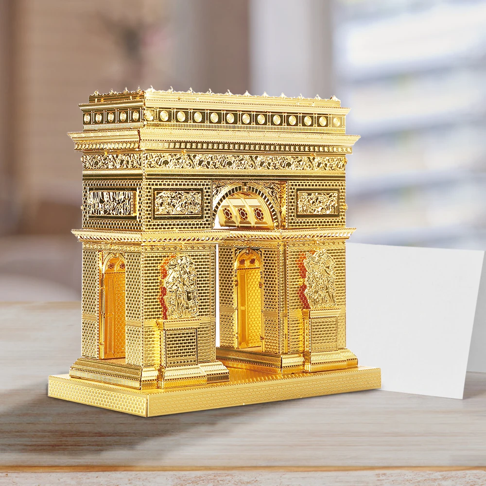 Piececool 개선문 빌딩 키트, 십대용 3D 금속 퍼즐, DIY 모델 키트, 장난감 생일 선물