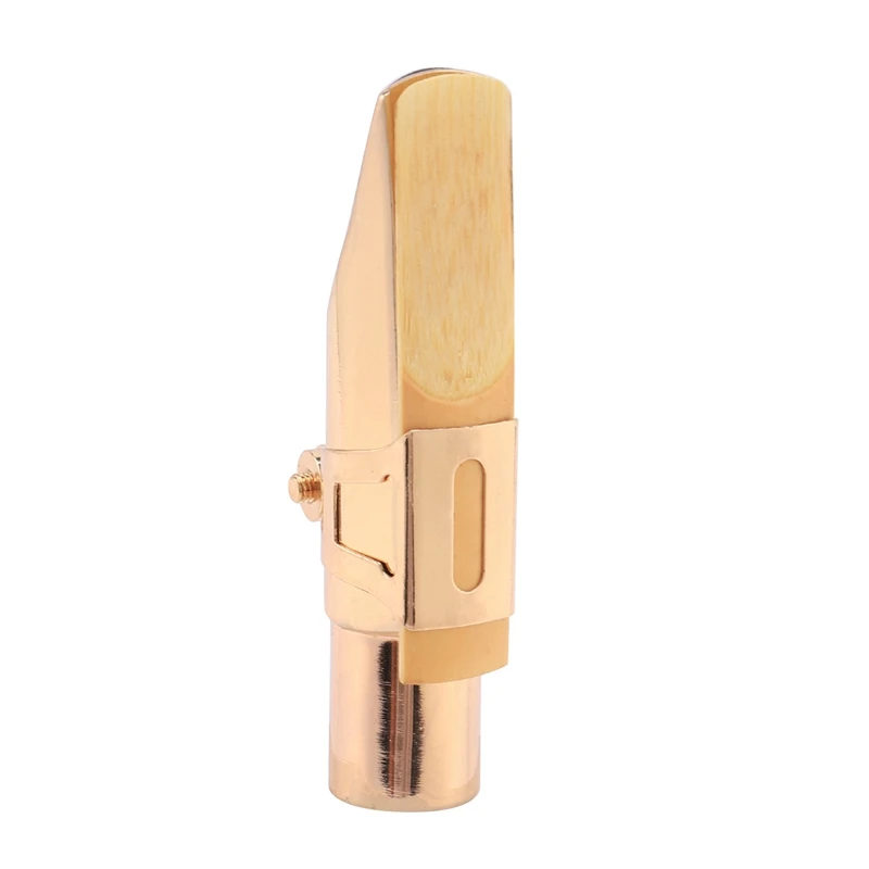 ABJV 2X Golden Alto Sax Saxophone Mouthpiece With Cap And Ligature Musical Instruments Parts