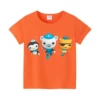 Summer New Octonauts Boy Girl Print Cotton T-shirt Fashion Short Sleeve O-neck Boy's Funny Tee Top Gift For Kids Clothing 1