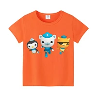 Summer New Octonauts Boy Girl Print Cotton T-shirt Fashion Short Sleeve O-neck Boy's Funny Tee Top Gift For Kids Clothing 1