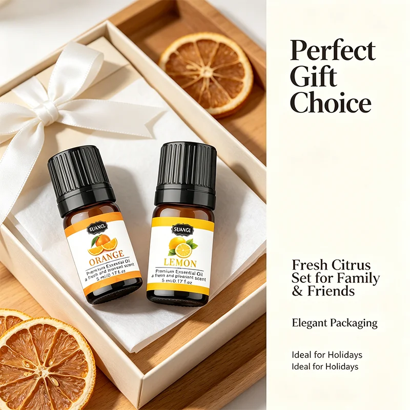 Natural Essential Oils Variety Pack - Lavender, Vanilla, Lemon, Rose, Lemongrass for Diffuser and DIY Projects