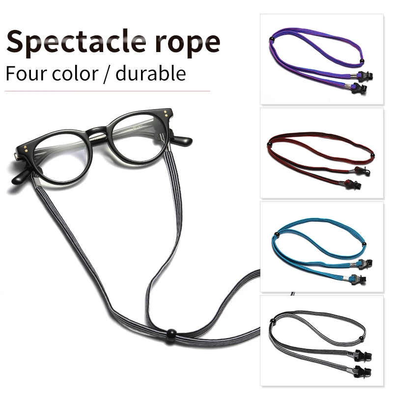 

Nylon Sports Stripe Glasses Lanyard Anti-skid Running Glasses Anti-drop Lanyard Super Non-slip for Sports Bouncy Glass Rope