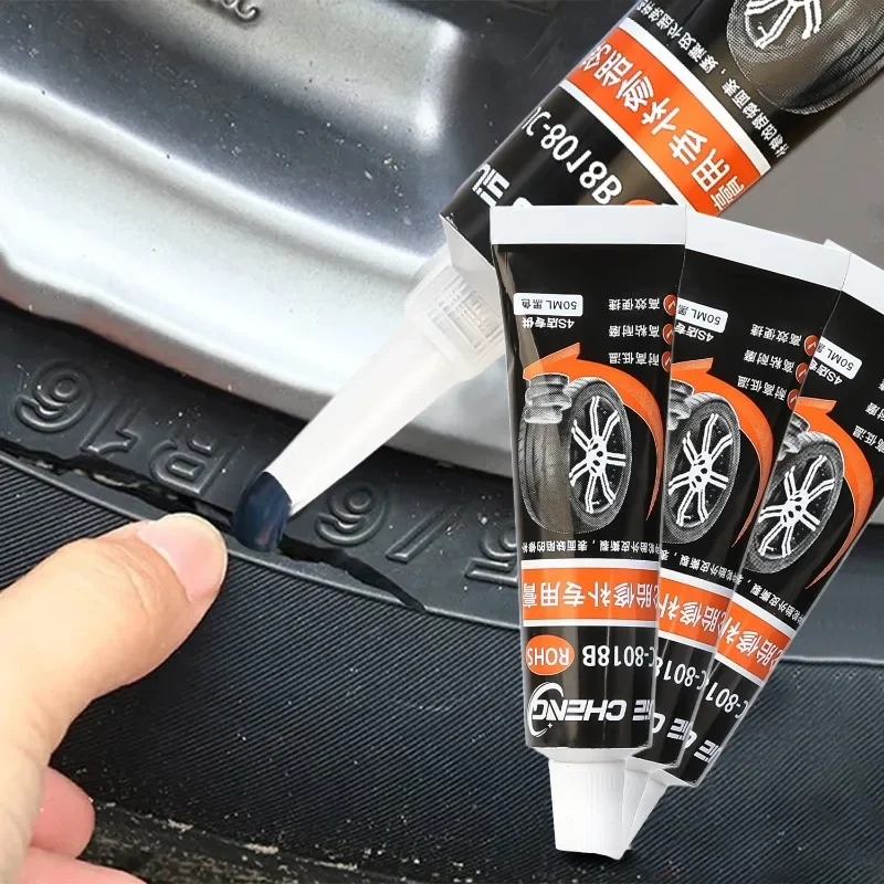 Waterproof Tire Repair Adhesive High Temperature Resistant Tyre Repair Liquid Strong Rubber Glues Emergency Tire Repair Kit