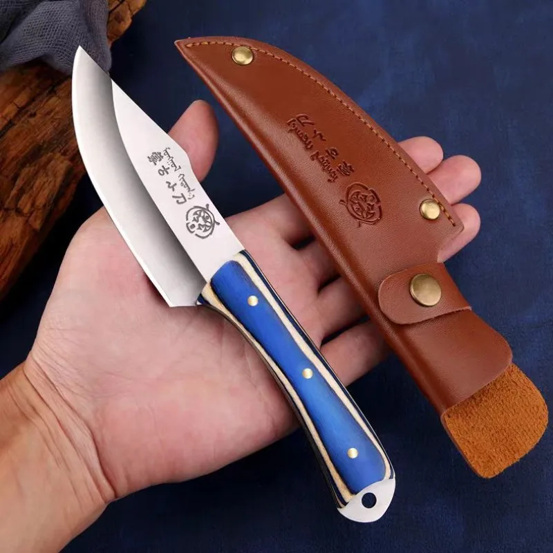 Fogred boning meat cleaver kitchen knife fruit vegetable cutting knife wooden handle fish fillet BBQ peeling slicing chef knife, kitchen knife, meat cleaver