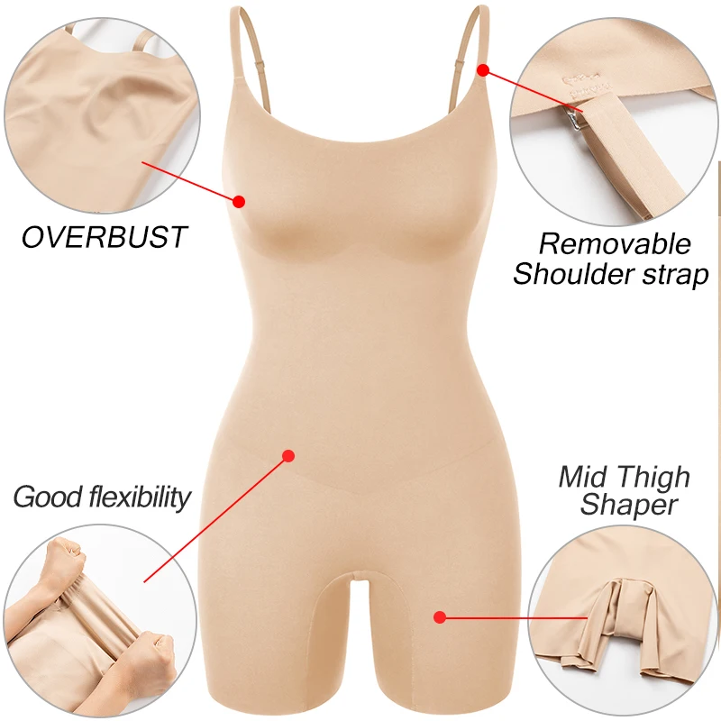 Bodysuit Shapewear Women Full Body Shaper Tummy Control Slimming Sheath Butt Lifter Push Up Thigh Slimmer Abdomen Shapers Corset