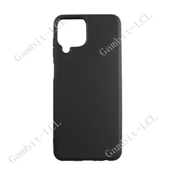 Shockproof Silicone TPU Back Cover - Anti-Falling Case for Galaxy Quantum 3 (Black)