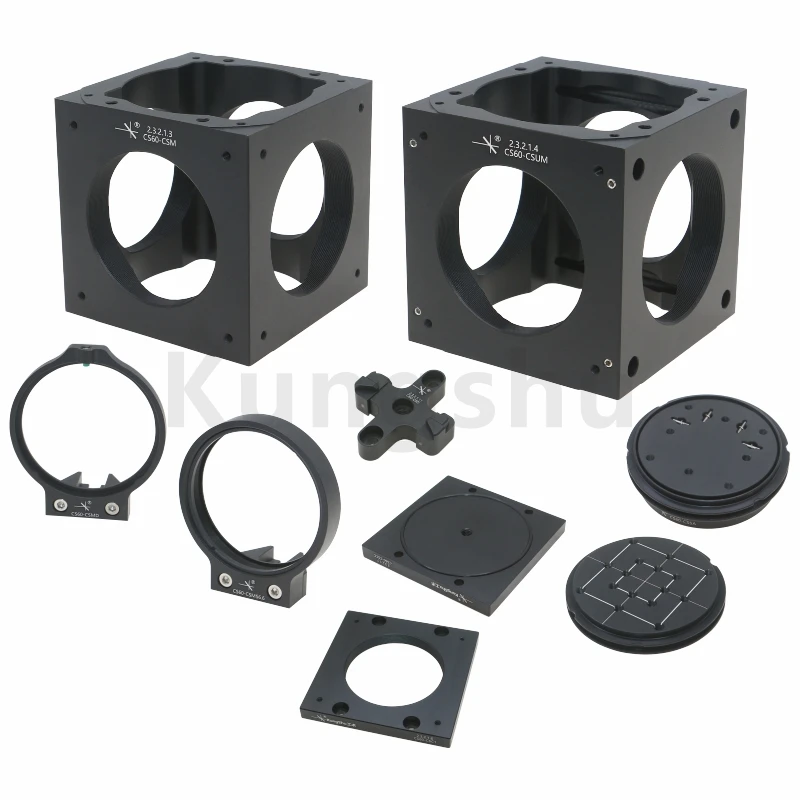 60mm 케이지 시스템 큐브마운트SM2 나사산 구멍연구광학 실험실LC6W