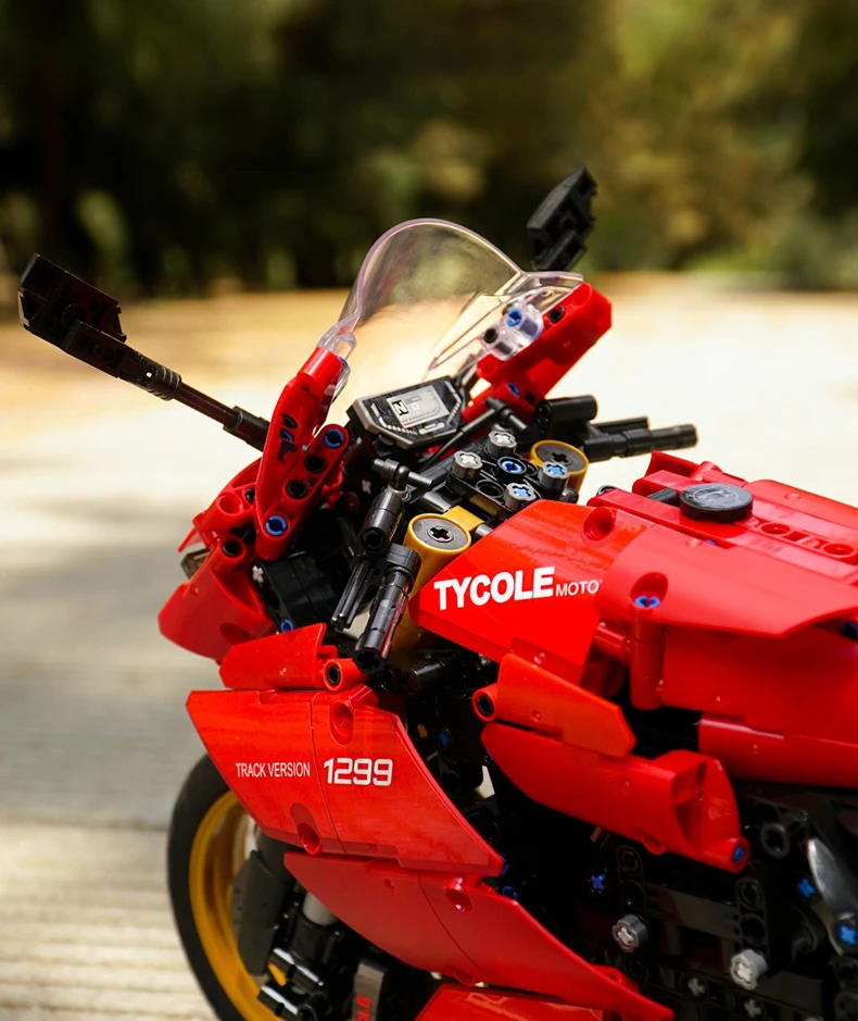 Compatible avec LEGO Technic Ducati V2 1809 pièces