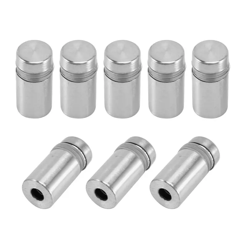 TFORU-90개 12 X 22Mm 스테인레스 스틸 스페이서 유리 홀더 사인 마운팅