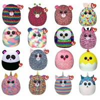 20cm Ty Beanie Pillow Big Eyes Stuffed Plush Toy Sofa Bedding Soft Cute Animal Doll Unicorn Bear Cat Children Gifts 1