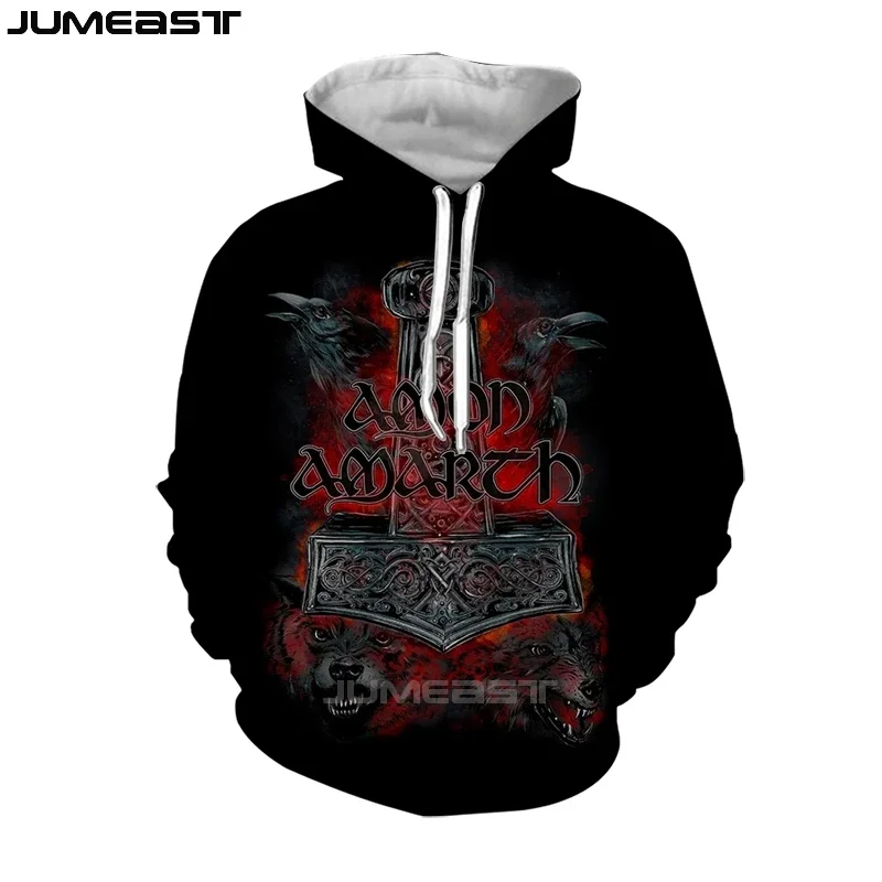 Jumeast Men Women Sweatshirt Amon Amarth Oversized Coat Streetwear Harajuku Casual Pullover Fashion Funny Spring Autumn Hoodies 3