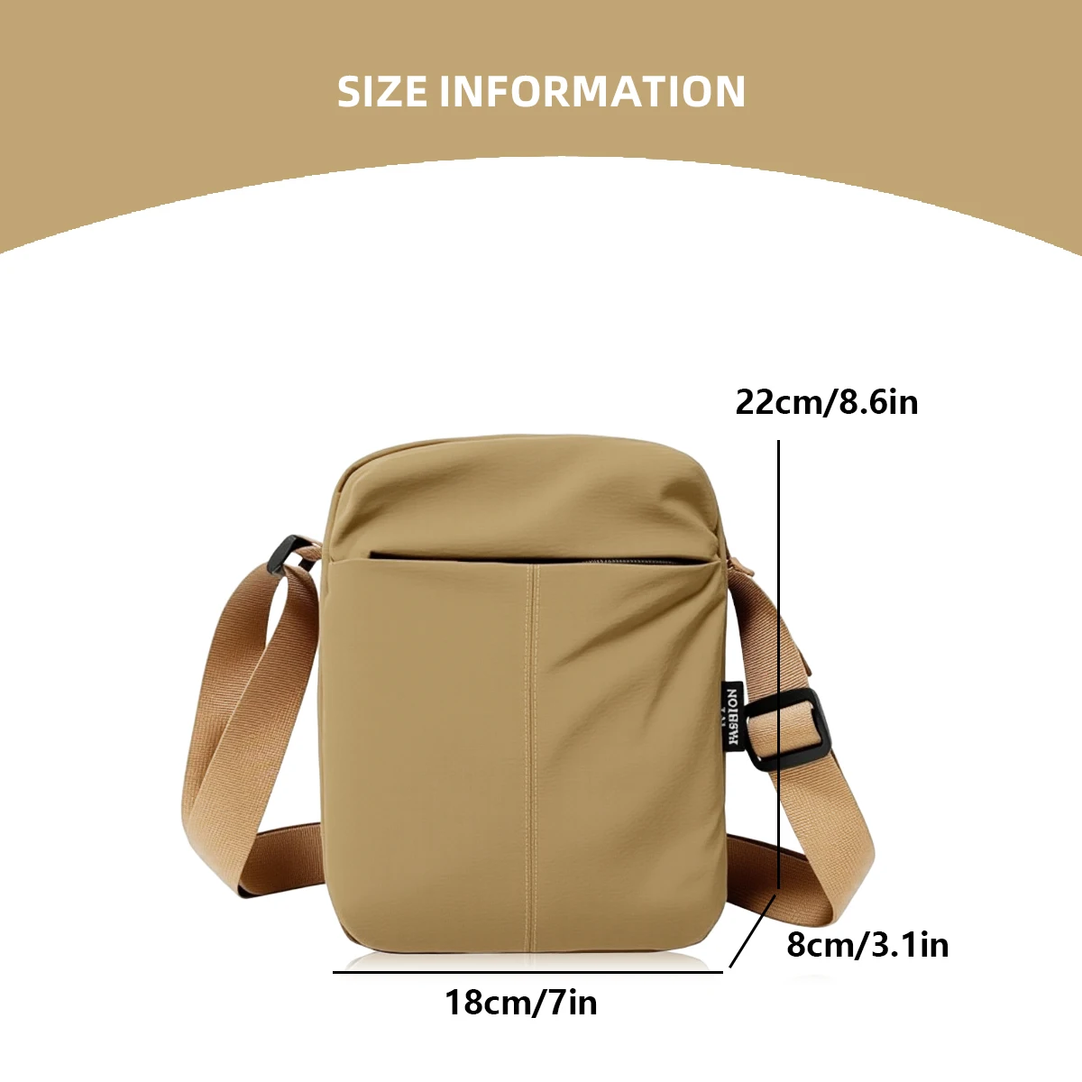 Lightweight Travel Crossbody Bag for Women 2025 New Fashion High-Looking Large Capacity Versatile Casual Shoulder Bag for Students Shopping, Cycling and Hiking