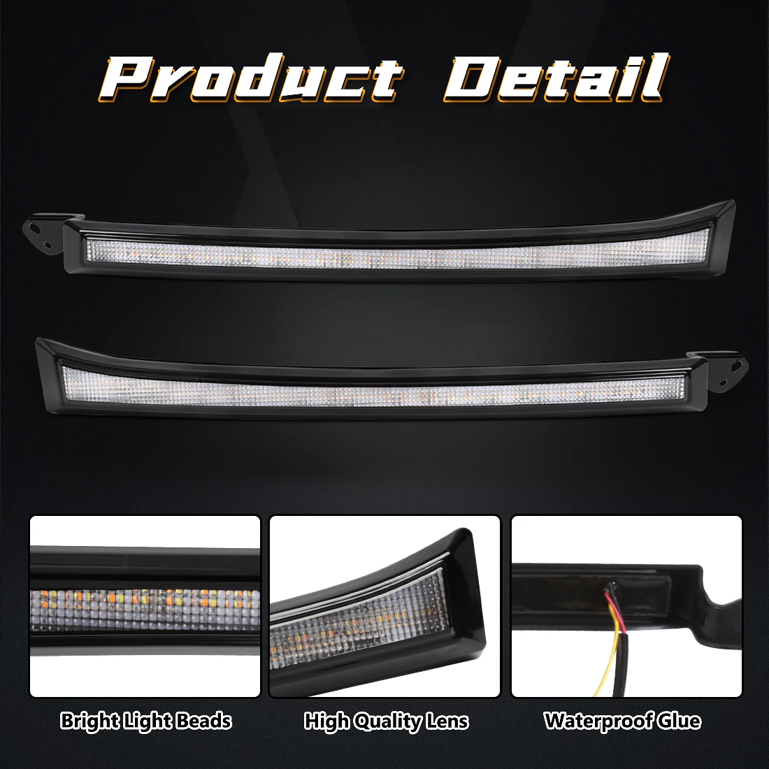 Car LED Daytime Running Light For Toyota 4 Runner 4Runner 2003 2004 2005 2006 2007 2008 2009 DRL Fog Lamp with turn signal - 34
