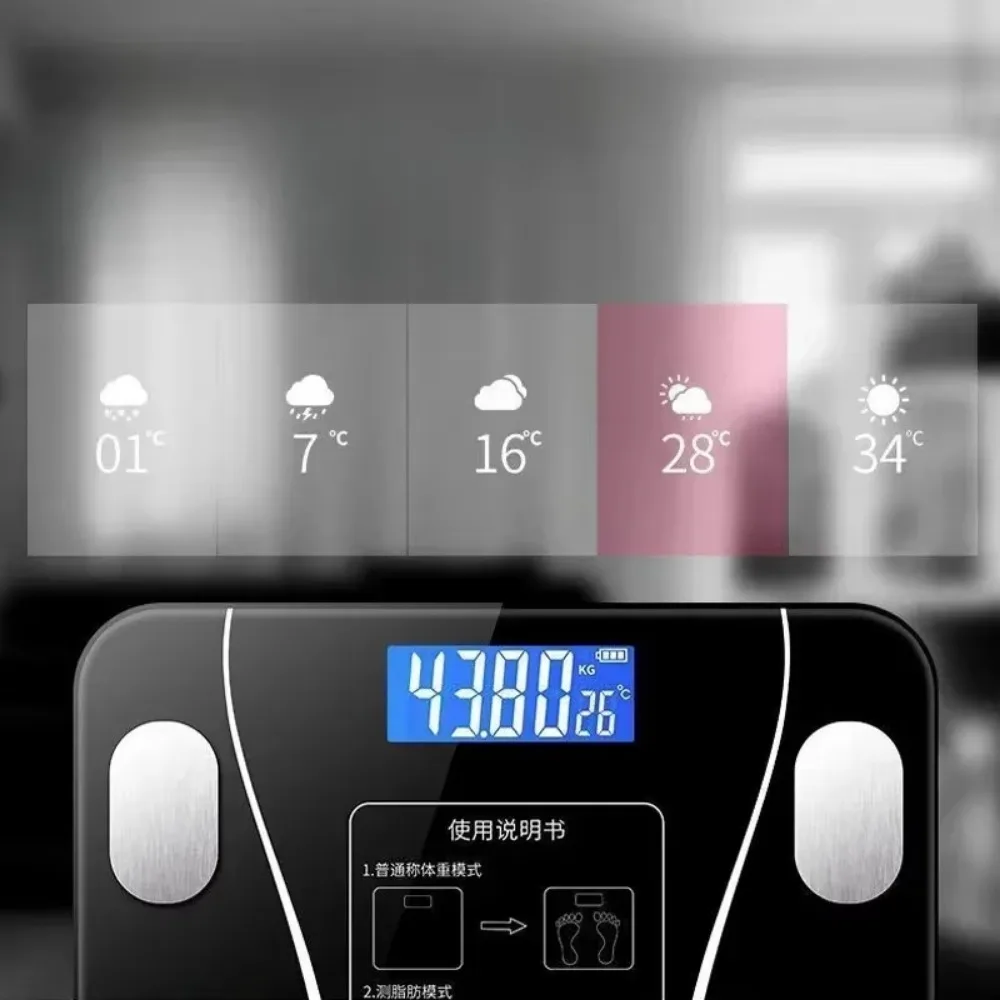 Multi-functional Human Electronic Scale Home Weight Scale Professional Fat Smart Bluetooth Measurement Height Weight body fat scale