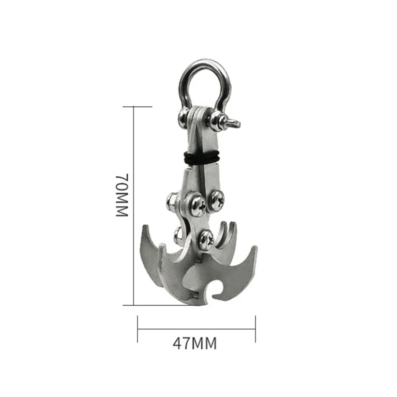 Folding grappling hook Hook Outdoor Rock Climbing Rescue Claw