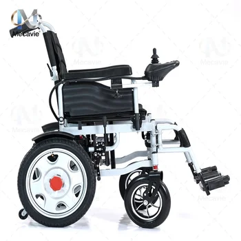 2026 La più recente sedia a rotelle elettrica di grandi dimensioni per adulti Tipo lungo Sedia a rotelle elettrica pieghevole con supporto forte adatta per anziani